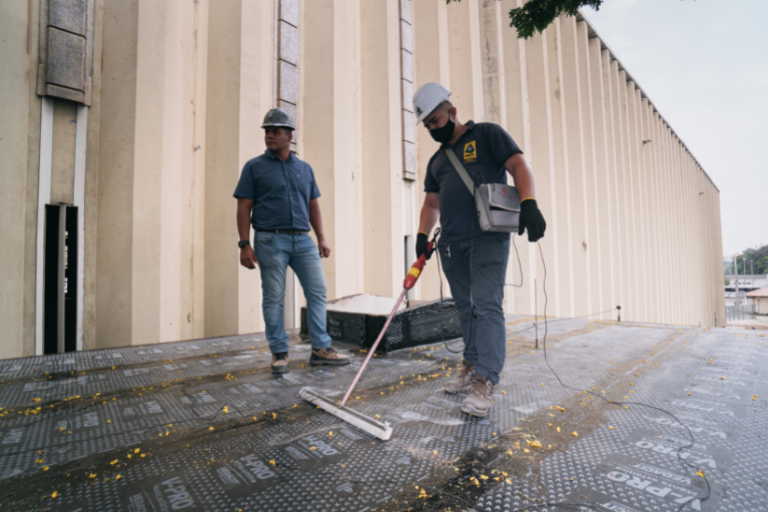 teste de estanqueidade em manta asfáltica na construção civil